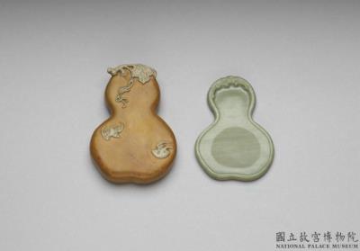 图片[3]-Songhua inkstone in the shape of a gourd, Qing dynasty, Qianlong reign (1736-1795)-China Archive